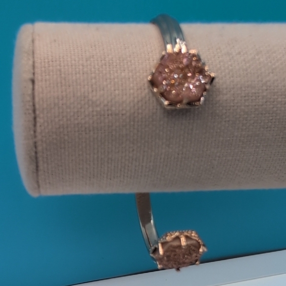 Elegant Pink Stone Bracelet - Picture 1 of 6